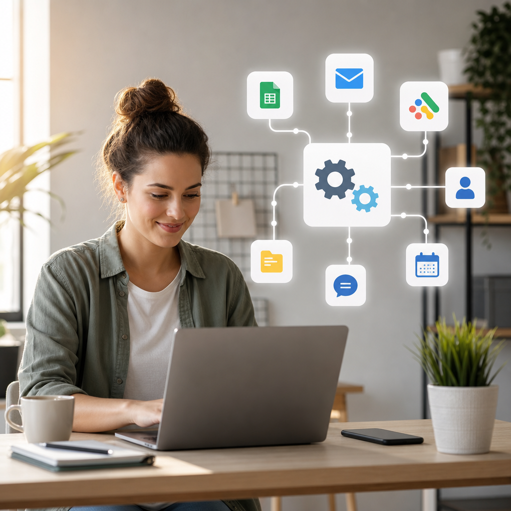 Solopreneur using no-code AI tools