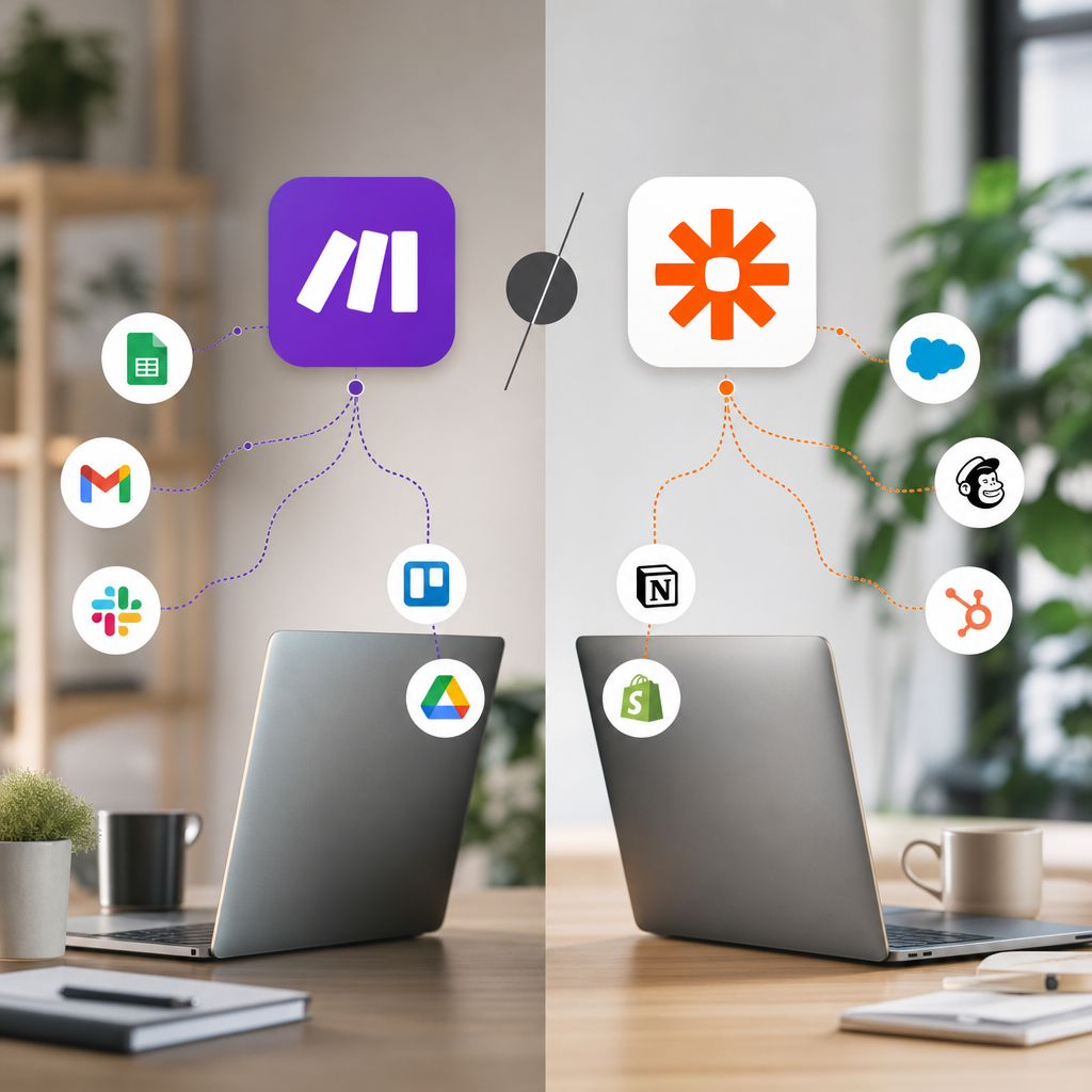 Visual representation of no-code automation platforms
