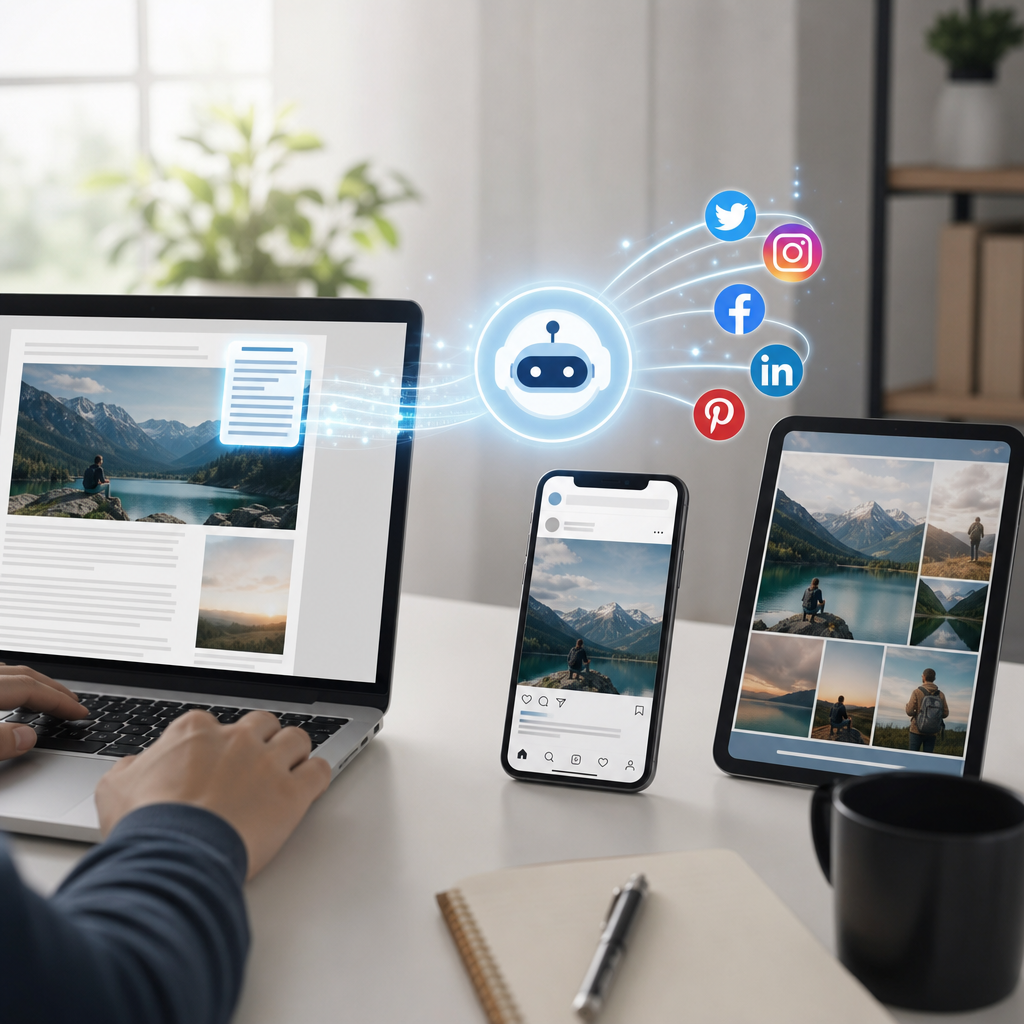 Enhance online presence with AI and automation