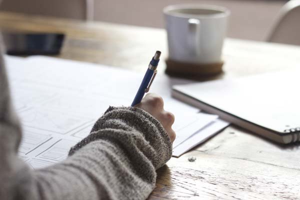Mapping out automation workflows with pen and paper